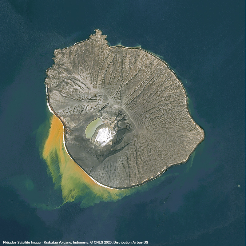 Pléiades Satellite Image - Krakatau Volcano, Indonesia