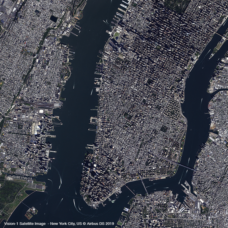 Vision-1 Satellite Image - New York City, USA
