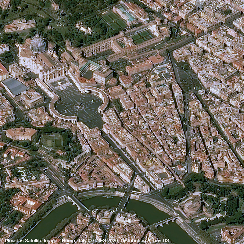 Pléiades Satellite Image - Rome