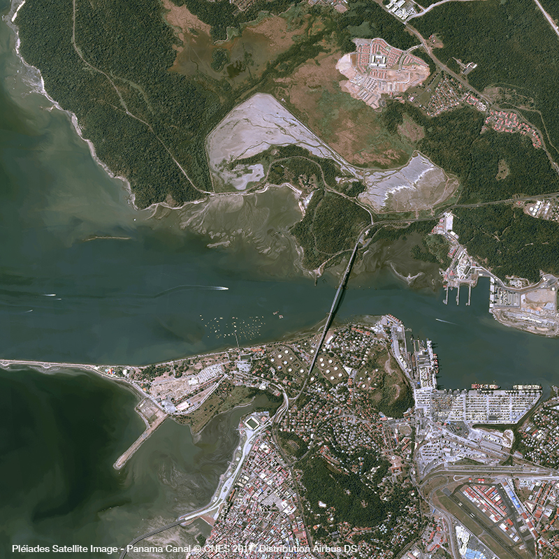 Pléiades Satellite Image - Panama Canal