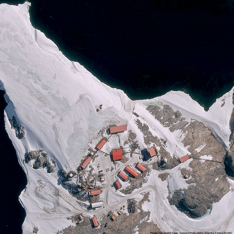 Pléiades Neo - Dumont d'Urville Station, Antarctica