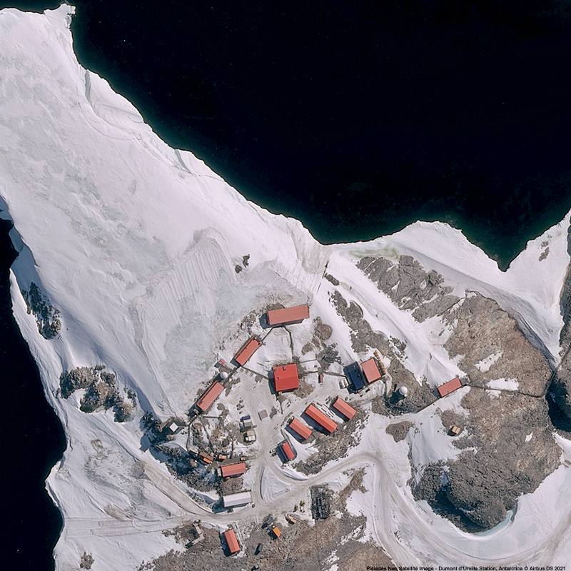 Pléiades Neo - Dumont d'Urville Station Pléiades Neo - Dumont d'Urville Station, Antarctica