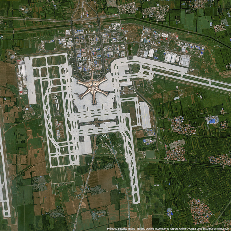 Pléiades - Beijing Daxing International Airport, China
