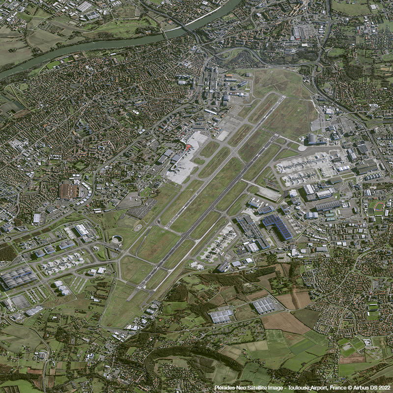 Pléiades Neo - Toulouse Airport Pléiades Neo - Toulouse Airport, France