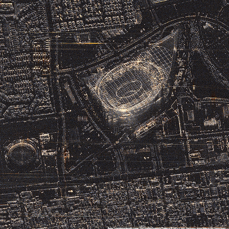 Radar Constellation Image - SoFi Stadium, Inglewood, California