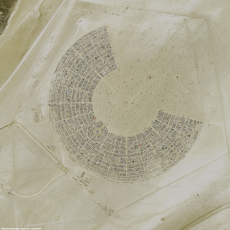 Pléiades Neo - Burning Man - Black Rock Desert