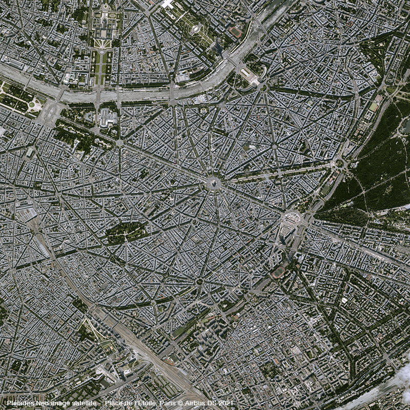 Pléiades Neo - Place de l'Étoile, Paris