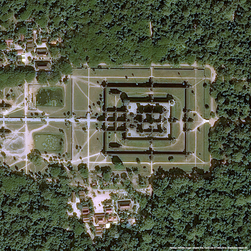 Pléiades - Angkor Wat