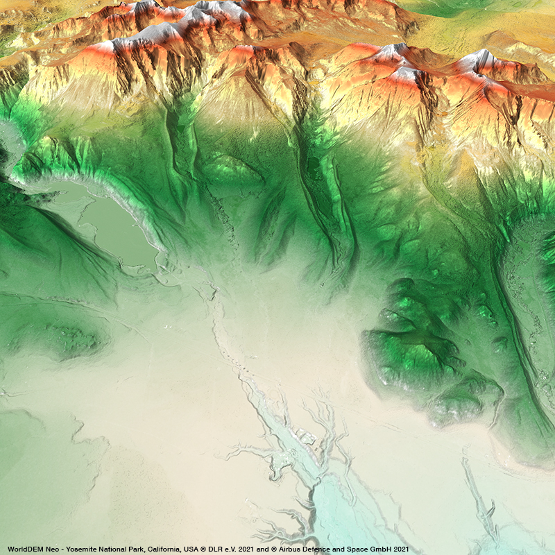 WorldDEM ™ Neo - Yosemite National Park, California WorldDEM ™ Neo - Yosemite National Park, California, USA