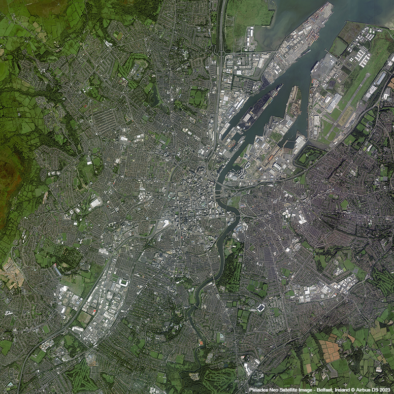 Pléiades Neo - Belfast, Ireland