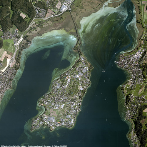 Pléiades Neo - Reichenau Island, Germany