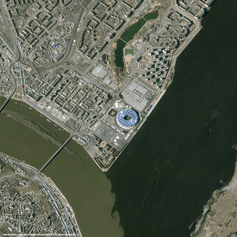 Pléiades Satellite Image - Nizhny Novgorod Stadium