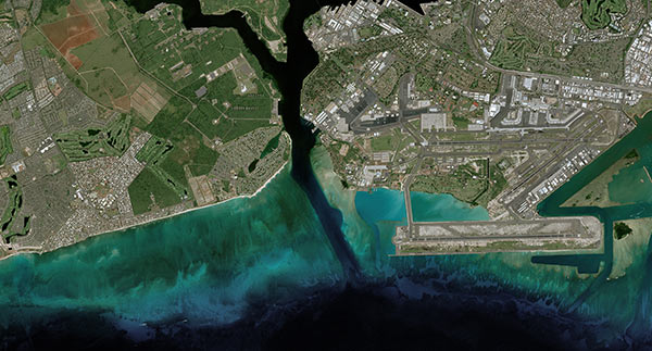 Pléiades Satellite Image - Honolulu, USA