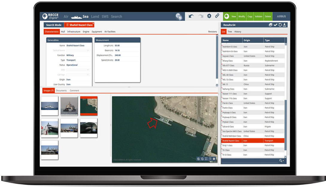 Fortion RECCE Engine intuitive interface