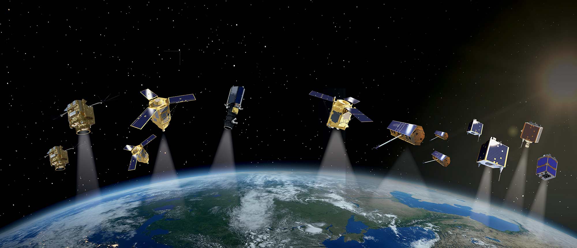 Optical and Radar Satellite Constellation - Airbus Defence and Space Intelligence