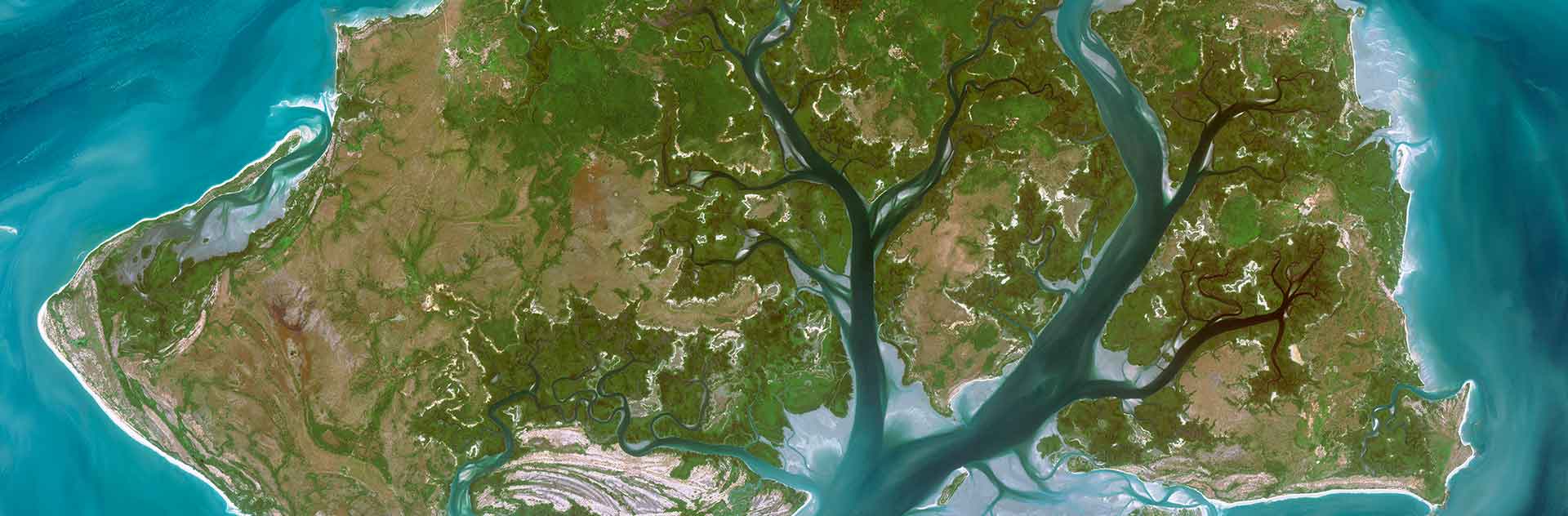 SPOT 6 Satellite Image - Bissagos Islands, Guinea-Bissau