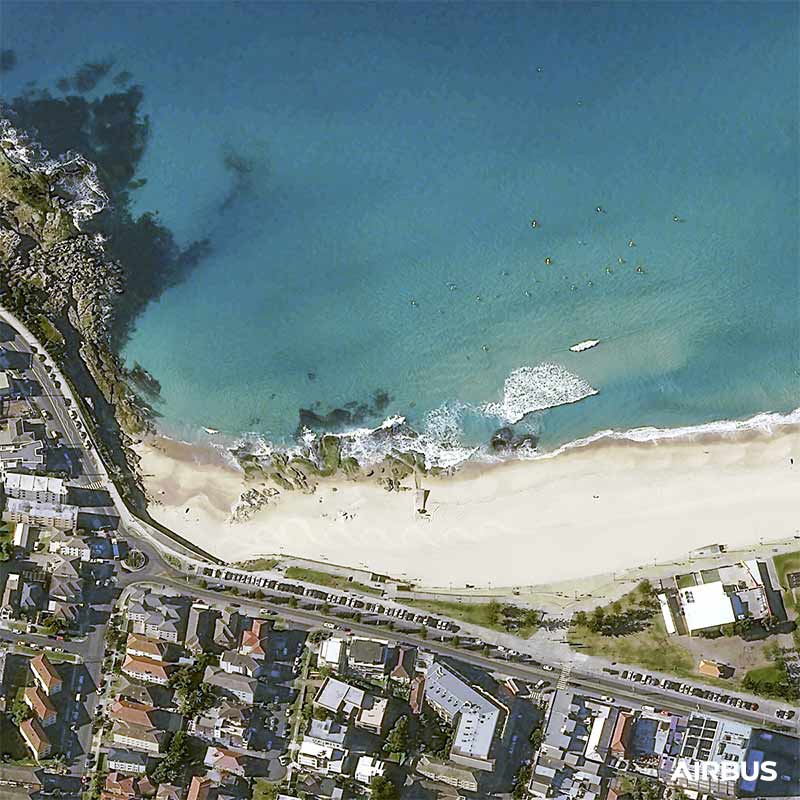 Sydney, Australia at 30cm resolution by Pléiades Neo 3 satellite, copyright Airbus DS 2021