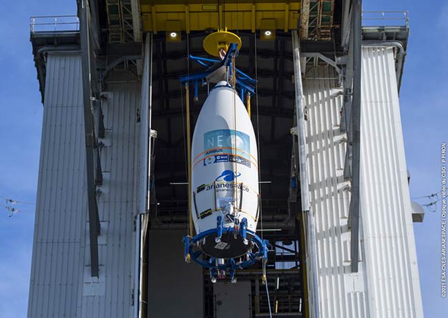 Pléiades Neo - hoisted for the launch