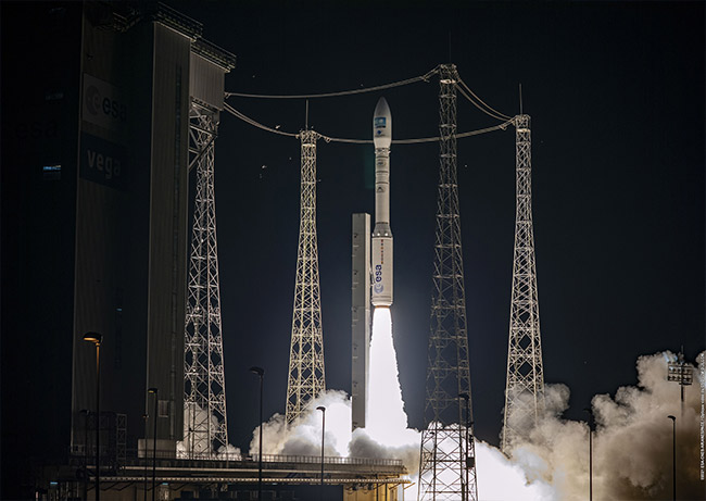 Pléiades Neo 4, the second satellite of the Pléiades Neo Earth observation constellation, was successfully launched by Arianespace’s European launcher Vega from French Guiana last night.