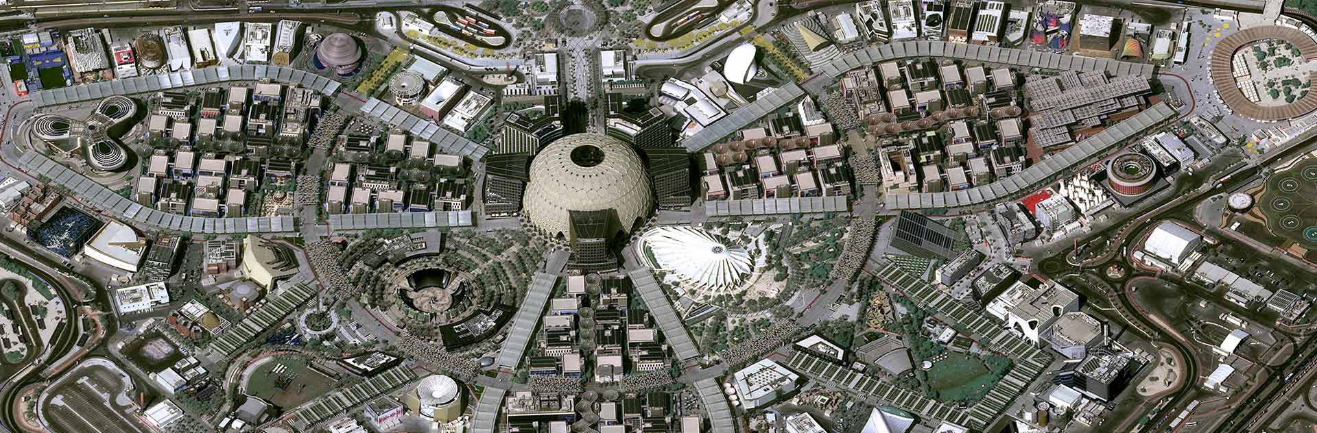 Monitoring of the Dubai World Expo Construction Site from Space
