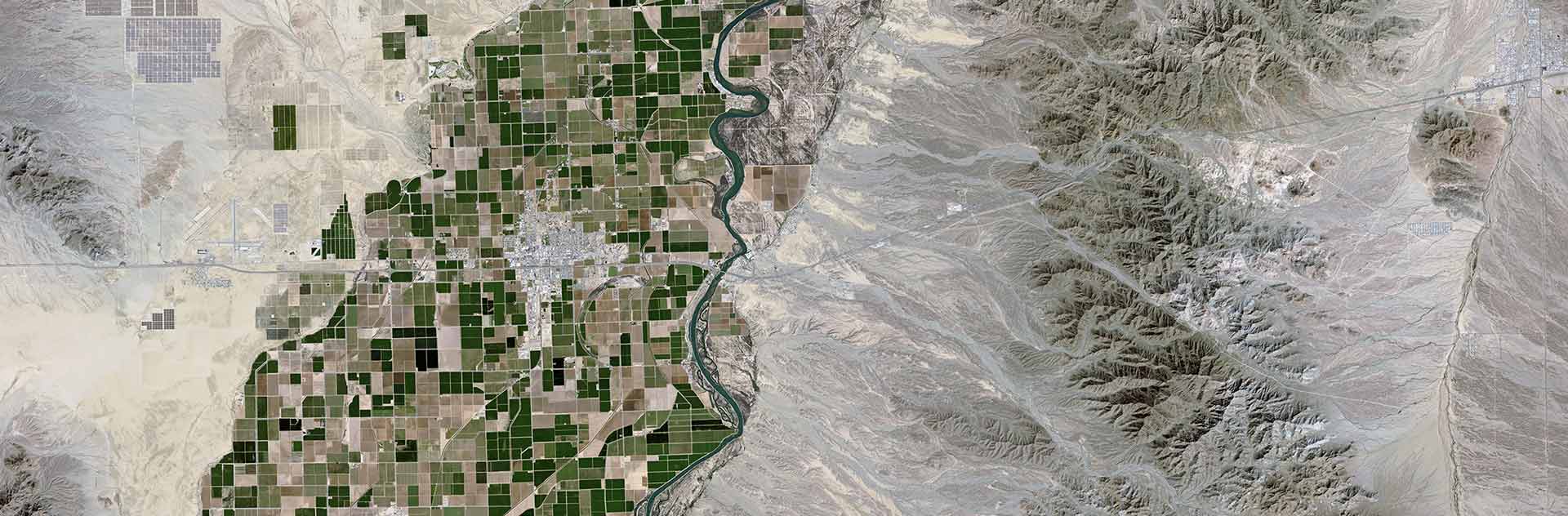 SPOT 6/7 satellite image - California -USA