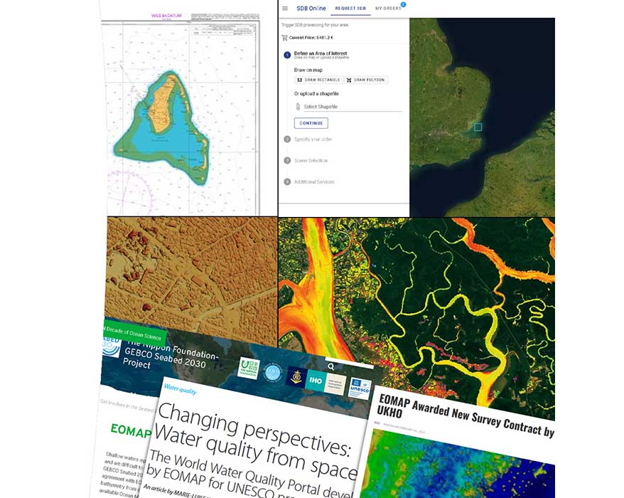 Mapping monitoring coastal
