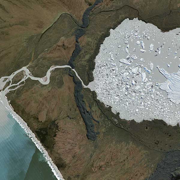 Pléiades Satellite Image - San Quitin Glacier Patagonia