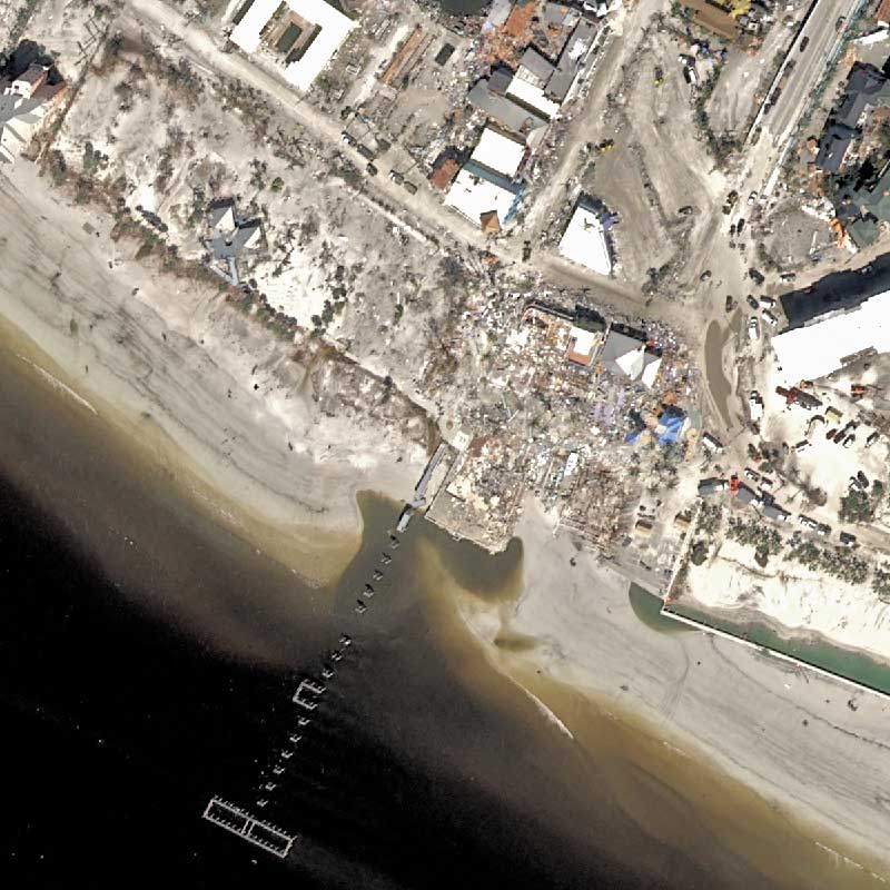 Pléiades Neo - Fort Myers Beach after hurricane - Detail 3