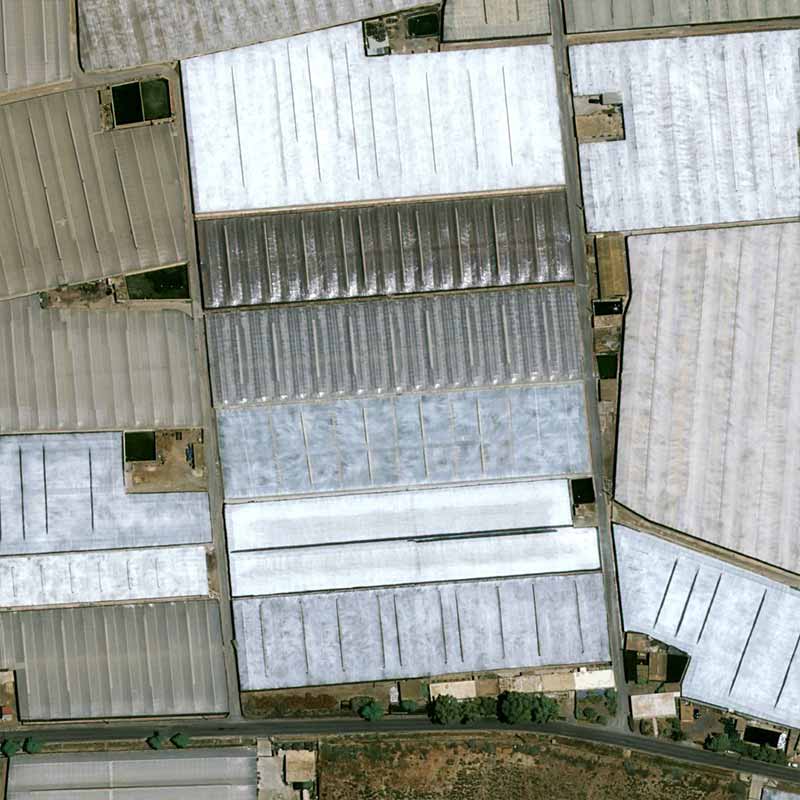 Pléiades Neo Image satellite - Greenhouses in Almeria - El Ejido, Spain, 30cm Resolution