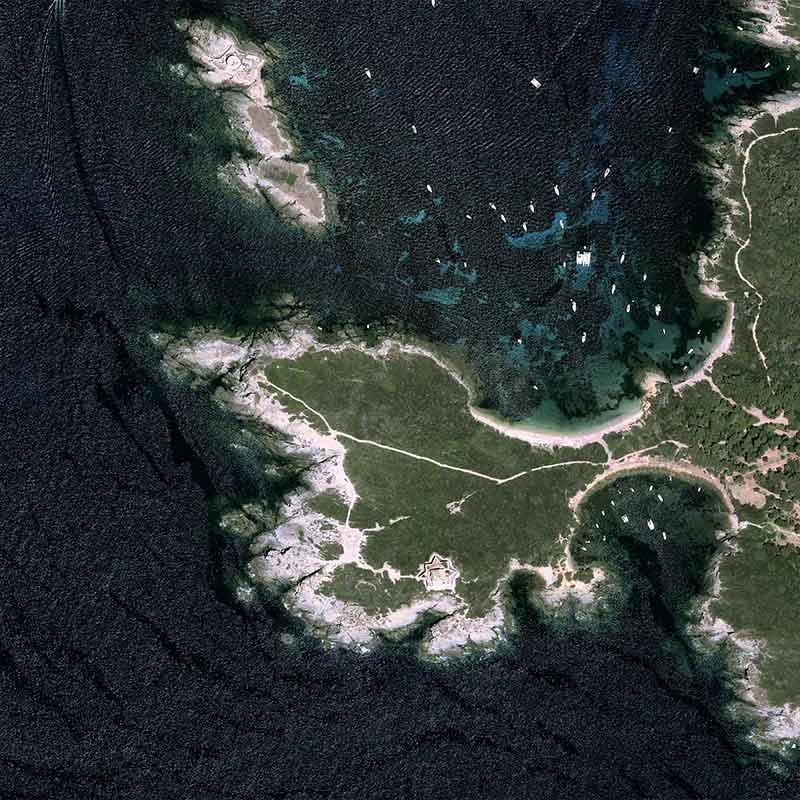 Pléiades Neo satellite image - Botanical Conservatory of Porquerolles, France - 30cm resolution