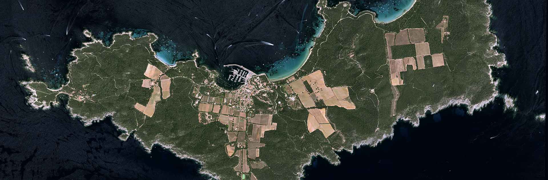Pléiades Neo satellite image - Botanical Conservatory of Porquerolles, France - 30cm resolution 