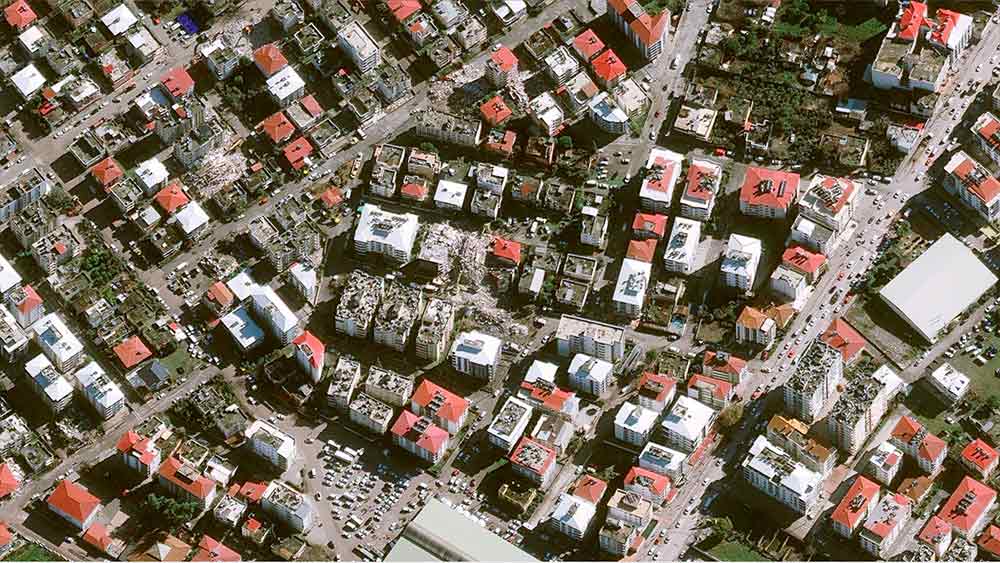 Earthquake in Türkiye, first impact study on Osmaniye City with Pléiades Neo image
