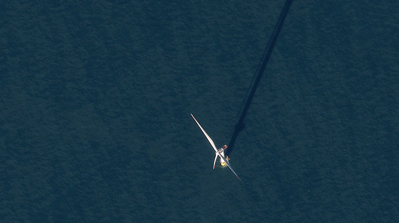 The first French Wind Farm off Saint-Nazaire, observed by Pléiades Neo