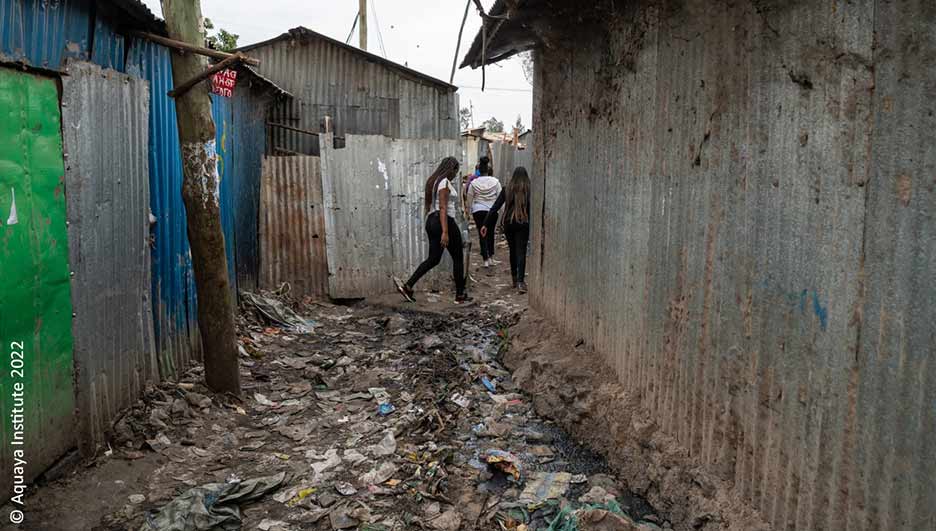 Women in a slum - Kenya