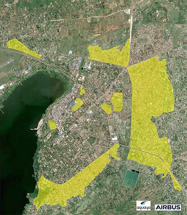 Cartography with Pléiades - Kenya