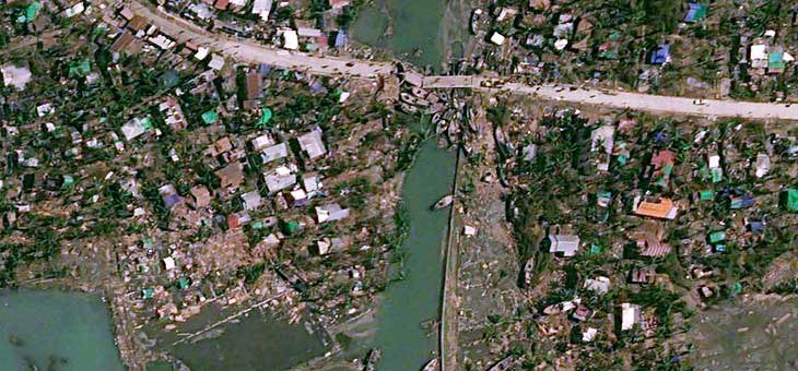 Myanmar tornado - Pléiades Neo - Detail 2 After