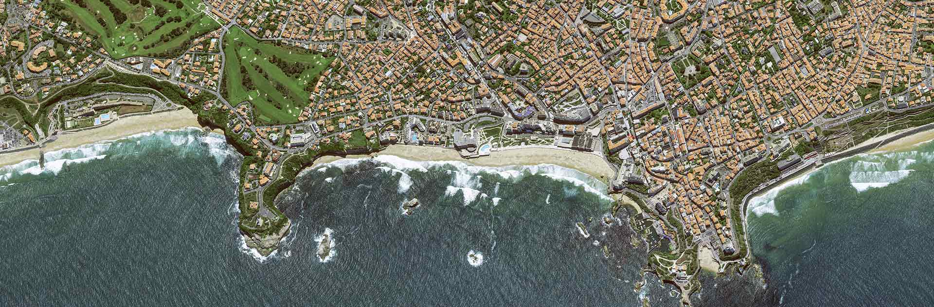 Pléiades Neo Biarritz - 30cm resolution - Coastal erosion