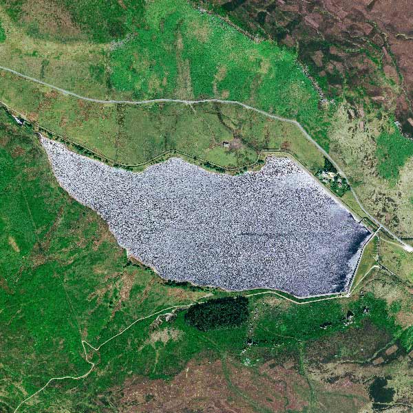Pléiades Neo image satellite - 30 cm resolution - Widdop reservoir England