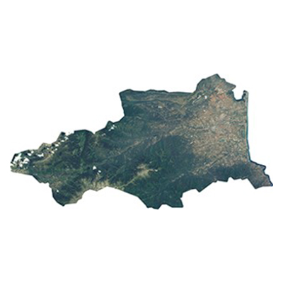 SPOT6 , Ortho, July 2023 - Drought in Pyrénées Orientales, France