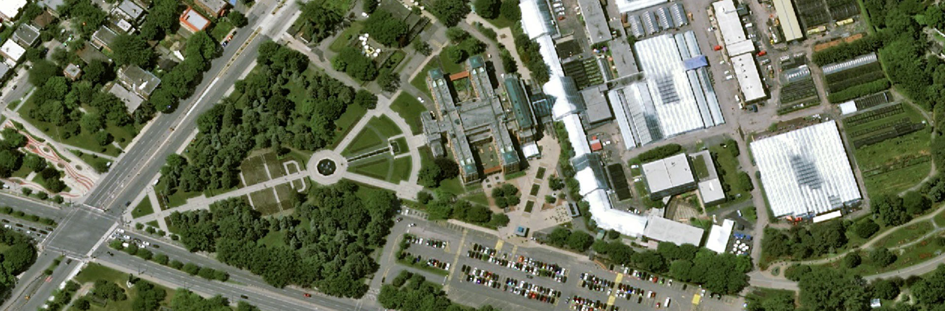 Pléiades Neo satellite image  - The Botanical Garden of Montreal, Canada - 30cm resolution
