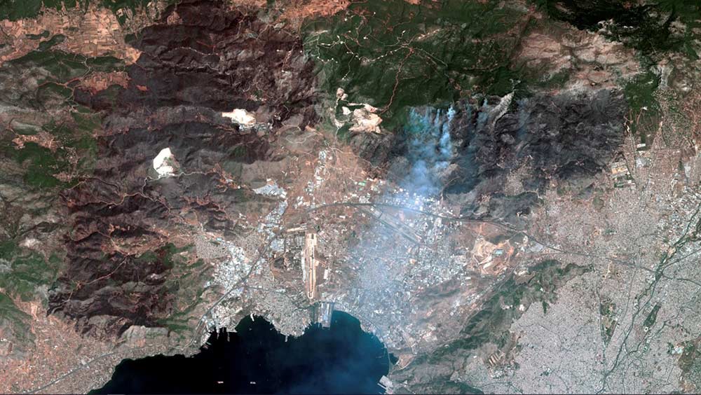 SPOT - Wildfires in Athens