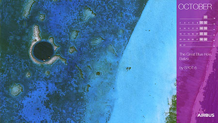 SPOT  - The Great Blue Hole, Belize