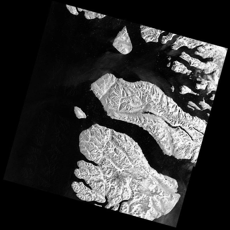 TerraSAR-X WideScanSAR BaffinBay Greenland - GEC RE HH
