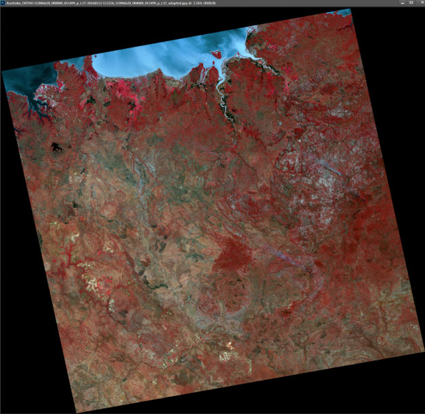 UK-DMC2 Satellite Image - Australia Bush Fires