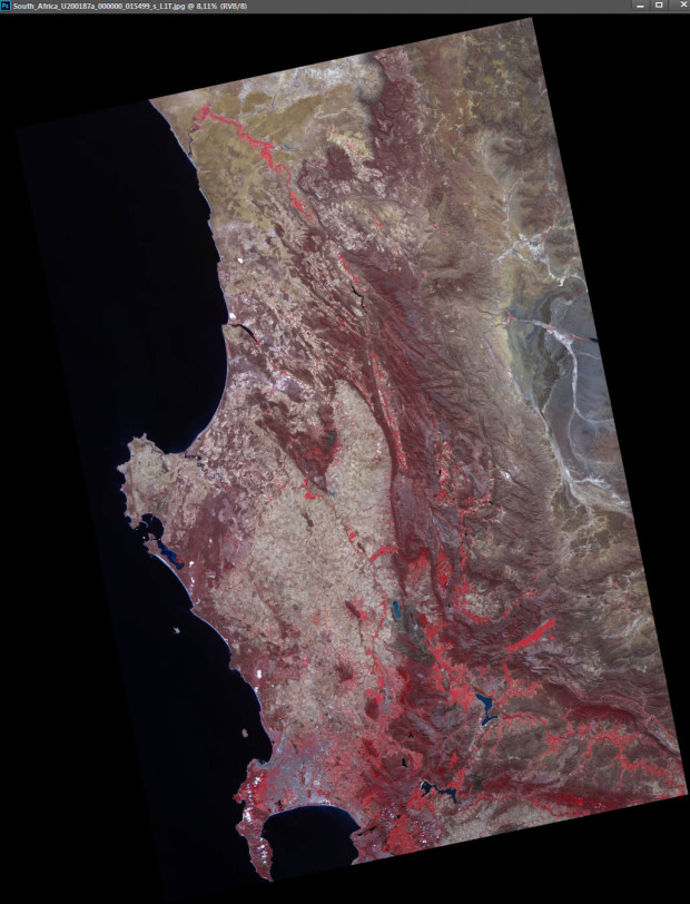 UK-DMC2 Satellite Image - Cape Town, South Africa