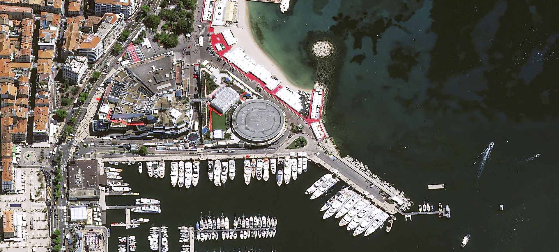 Satellite Image - Pléiades neo - Cannes Festival 2023 - France - 30cm resolution